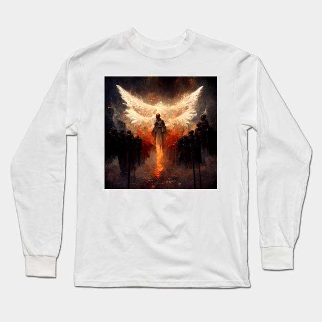 Vlad III Long Sleeve T-Shirt by www.TheAiCollective.art